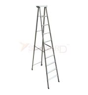 Model No. 4000 Aluminium Folding Platform Ladder for Home, Warehouse and Commercial Access Use, Stable Elevated Working Ladder for Maintenance, Repair and Installation Tasks 
